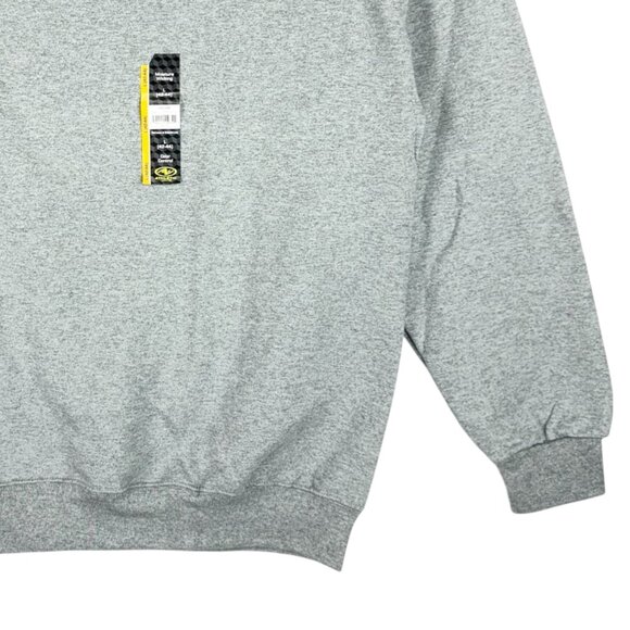 Athletic Works Men's Fleece Gray Crew Sweatshirt L (42-44) Moisture Wicking NWT - Picture 5 of 11